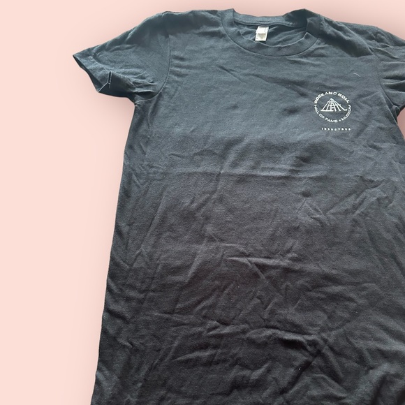 American Apparel Classic Girl Black Rock And Roll Hall Of Fame Museum Tee Small - Picture 2 of 7